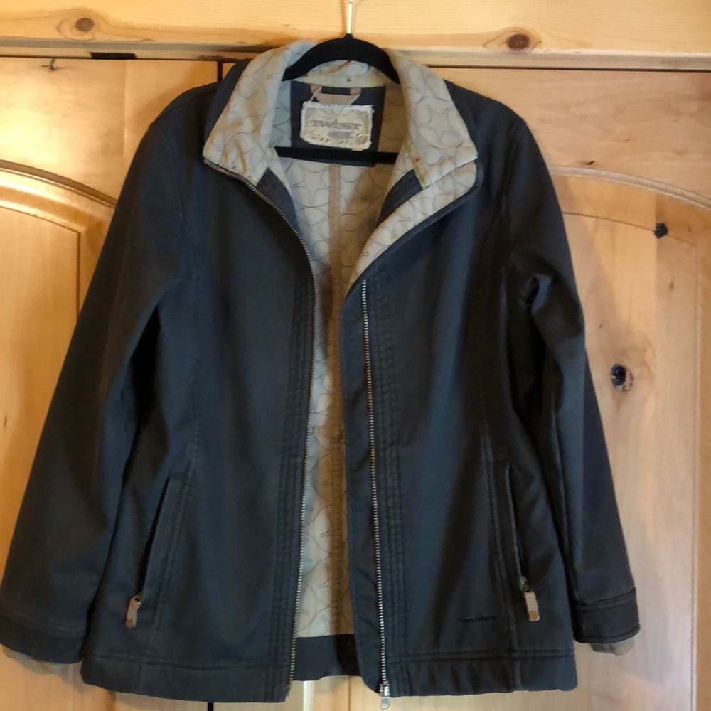 Brown western-style raincoat